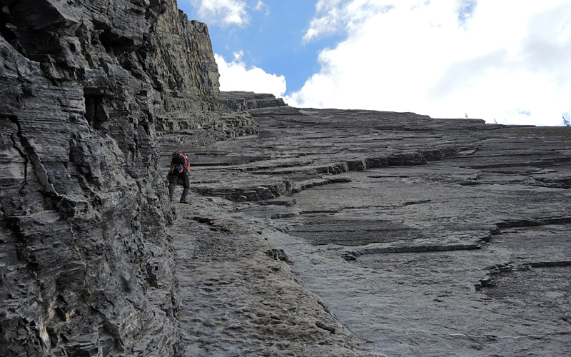 Not Joy Rock Climbing in Kananaskis Country (Kananaskis Lakes
