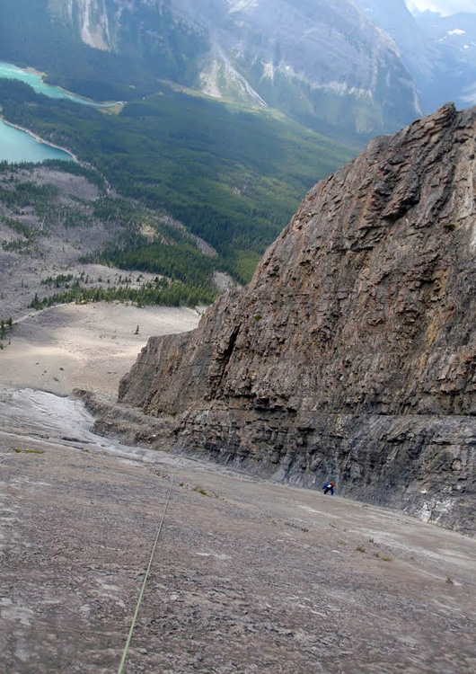 Not Joy Rock Climbing in Kananaskis Country (Kananaskis Lakes