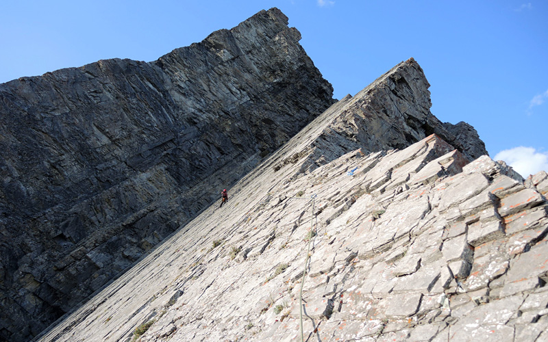 Not Joy Rock Climbing in Kananaskis Country (Kananaskis Lakes