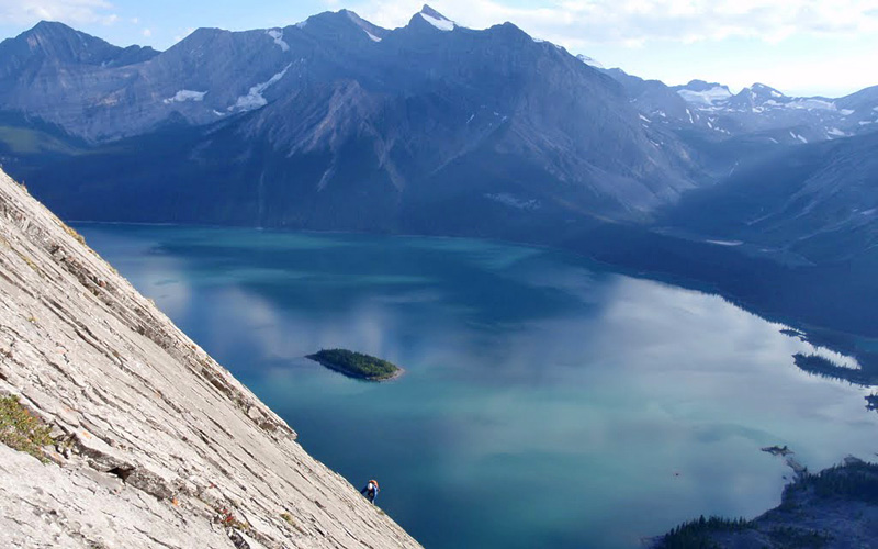 Not Joy Rock Climbing in Kananaskis Country (Kananaskis Lakes
