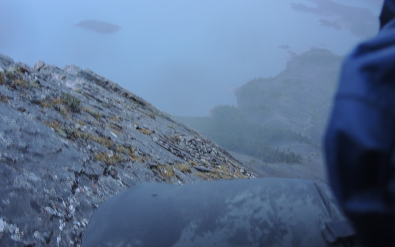 Not Joy Rock Climbing in Kananaskis Country (Kananaskis Lakes