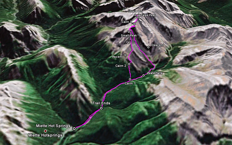 Utopia Mountain Scrambling in Jasper National Park soistheman