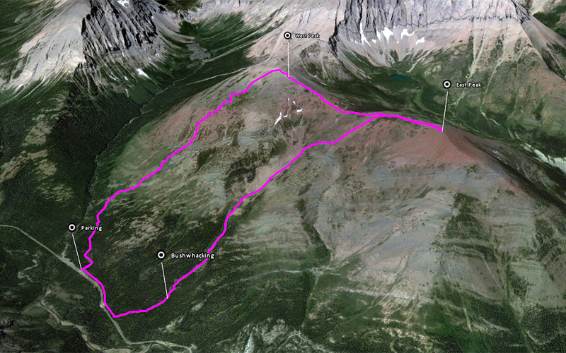 Ruby Ridge Scrambling in Waterton Lakes National Park soistheman